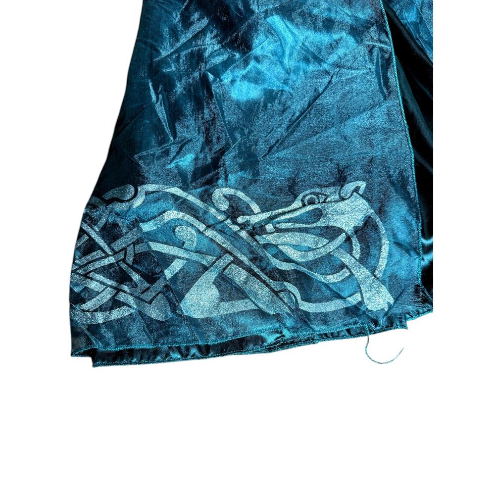 Disney Store Princess Merida Brave Deluxe Costume Dress Teal Gold Girls [S 5-6} - Picture 5 of 10